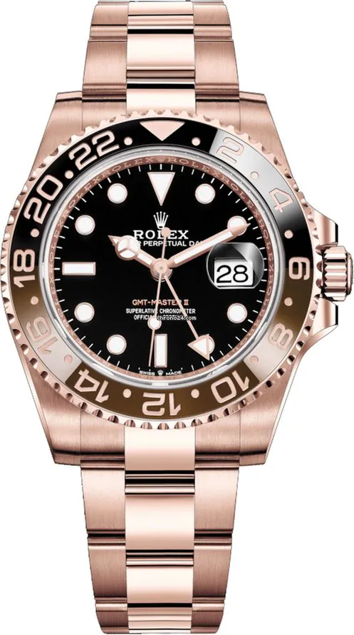 Rolex GMT-Master II 126715CHNR-0001 40mm Everose gold Black