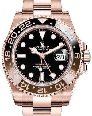 Rolex GMT-Master II 126715CHNR 40mm Rose gold Black