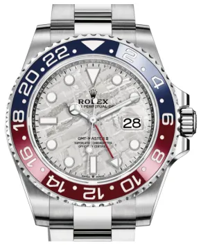 Rolex GMT-Master II 126719BLRO 40mm White gold Meteorite