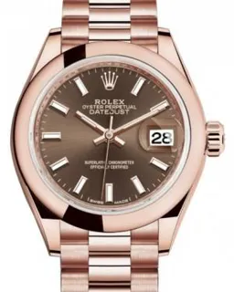 Rolex Lady-Datejust 279165 Rose gold Brown