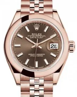 Rolex Lady-Datejust 279165 Rose gold Brown