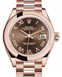 Rolex Lady-Datejust 279165 Rose gold Brown