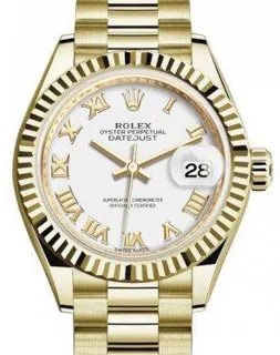 Rolex Lady-Datejust 279178 Yellow gold White