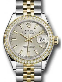 Rolex Datejust 279383 Steel$Yellow Gold$Diamonds Silver