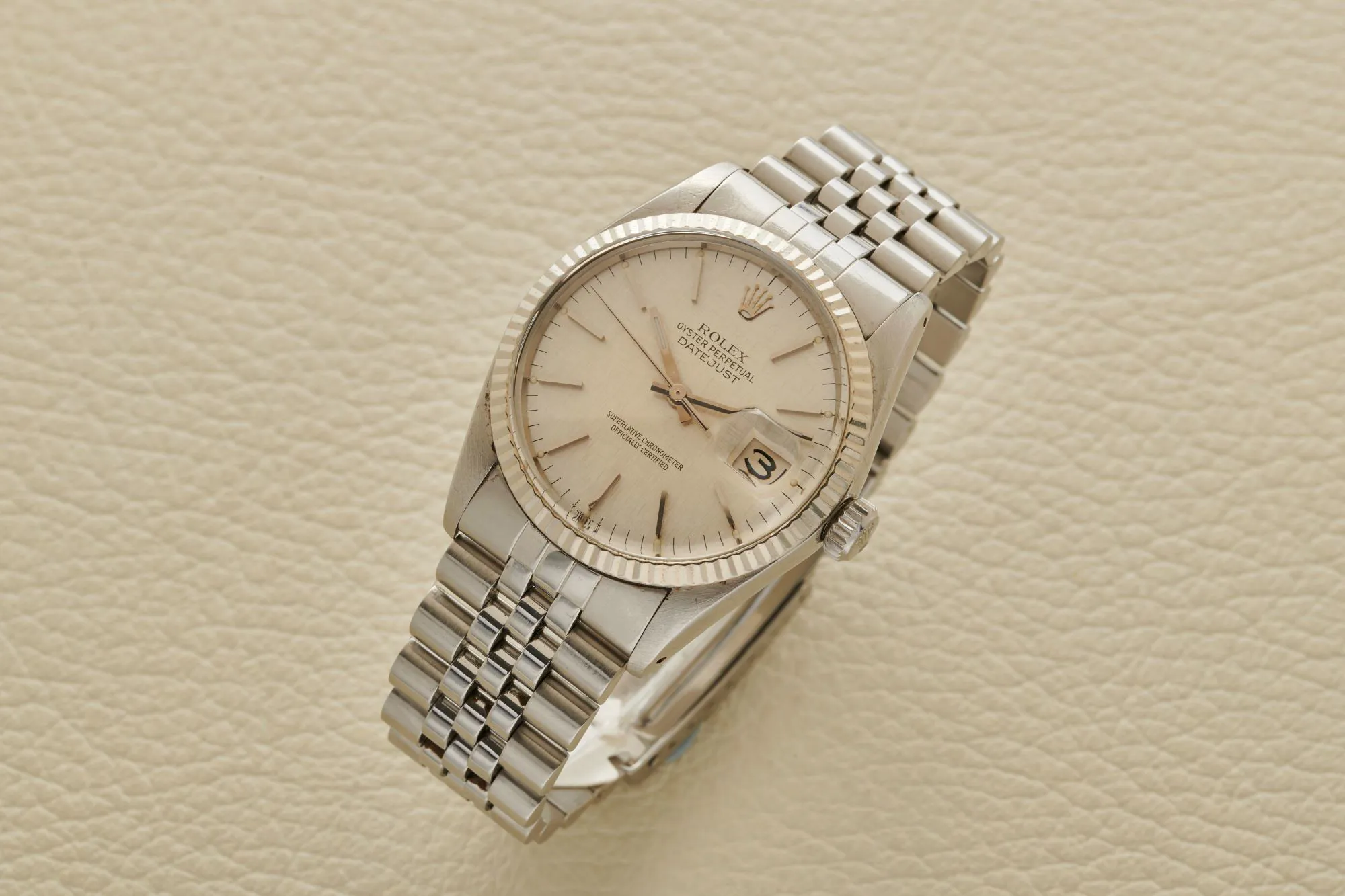 Rolex Datejust 36 16014 35.5mm Stainless steel and white gold White 2