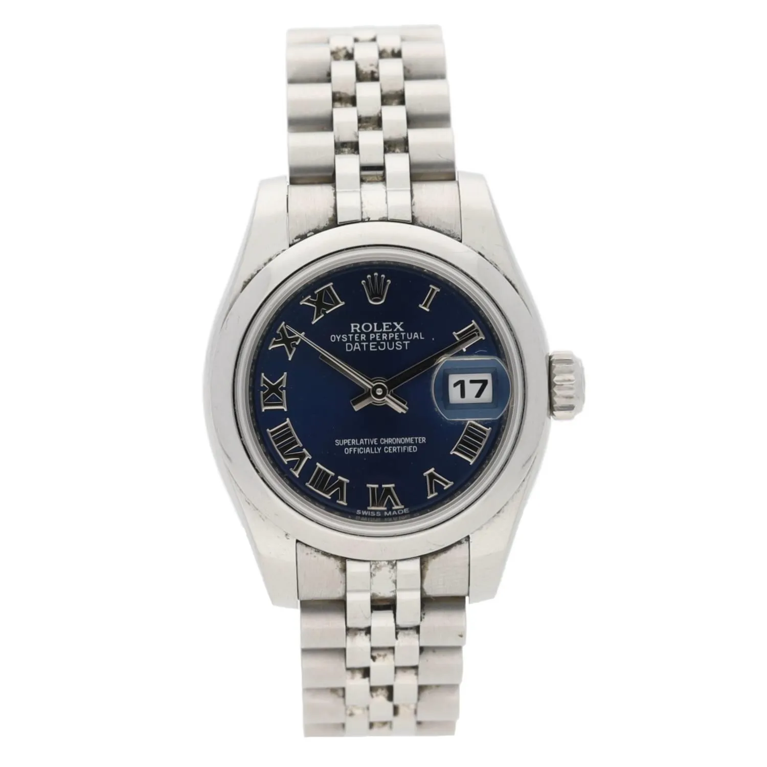 Rolex Lady-Datejust 179160 27mm Stainless steel Blue