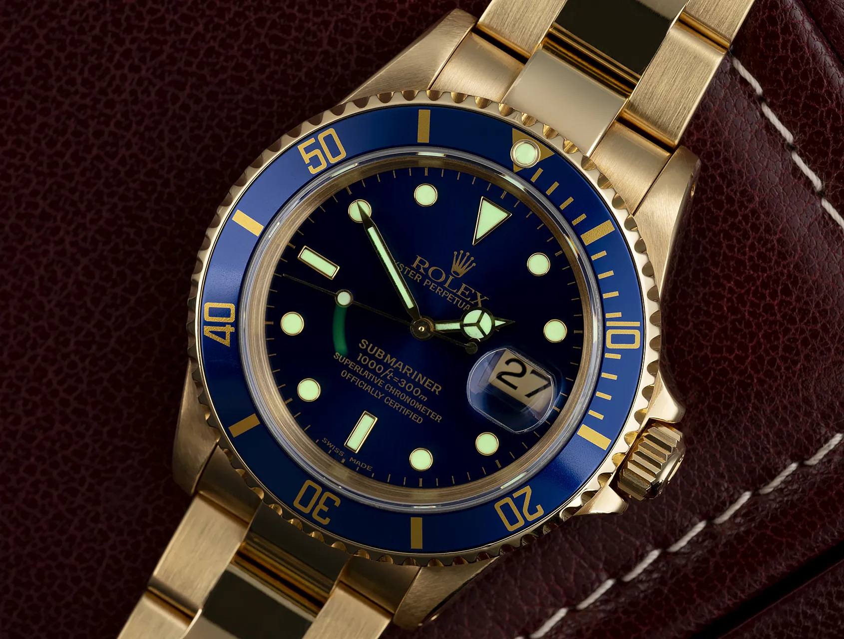 Rolex Submariner 16618 40mm Yellow gold 4