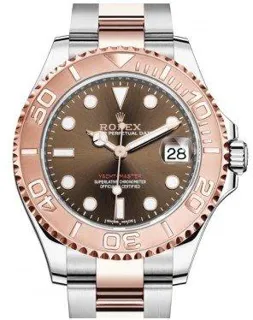 Rolex Yacht-Master 37 268621 Rose gold and Stainless steel Brown