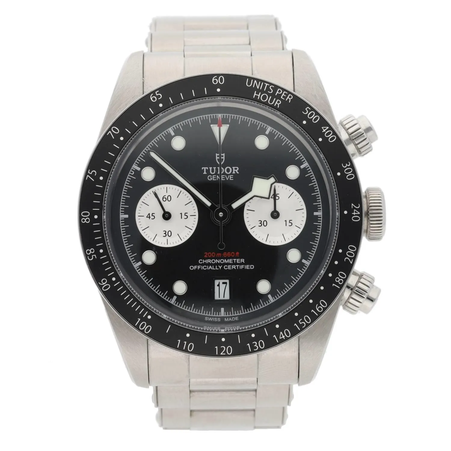 Tudor Black Bay Chronograph 79360N 42mm Stainless steel Black