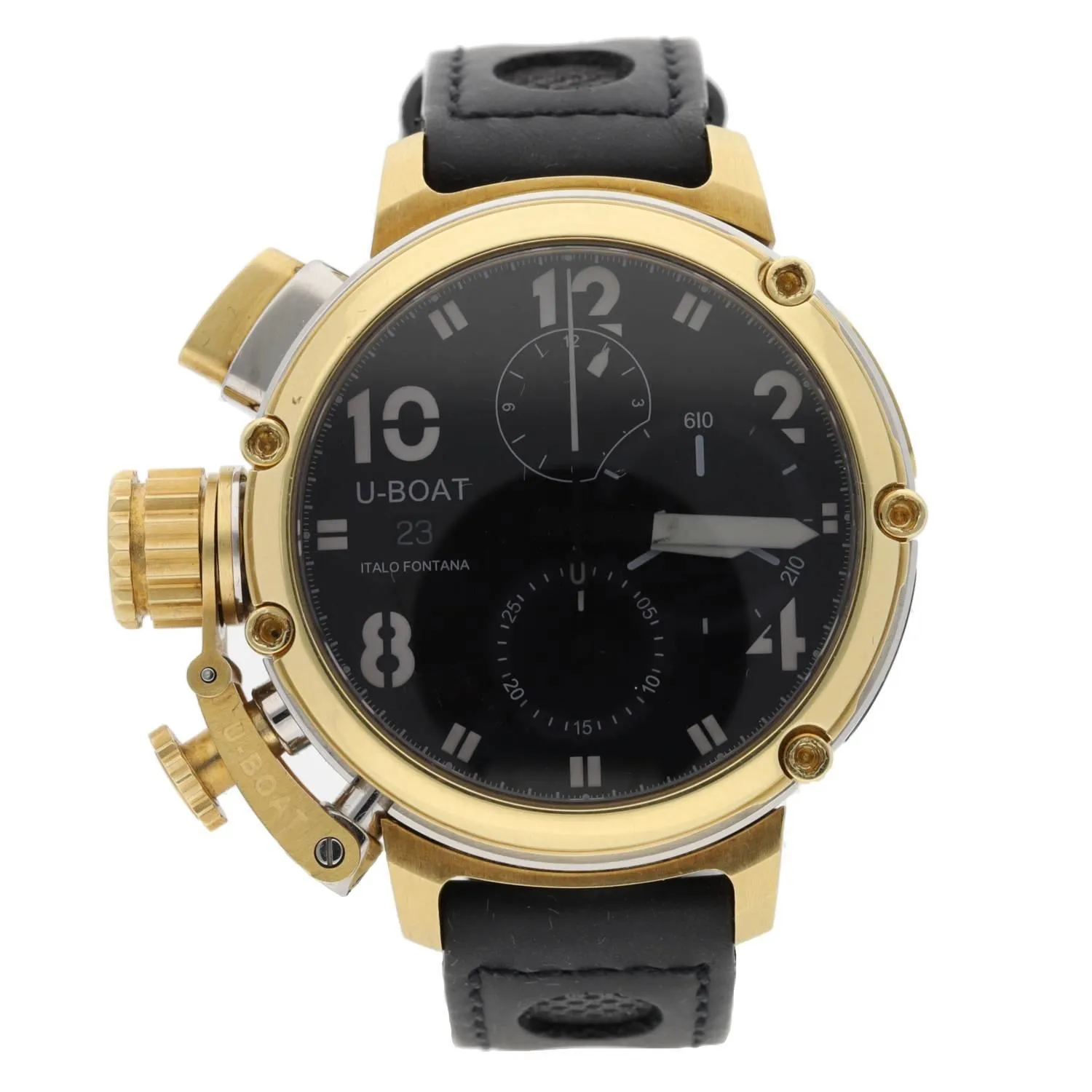 U-Boat Chimera 7225 46mm Yellow gold and Stainless steel Black