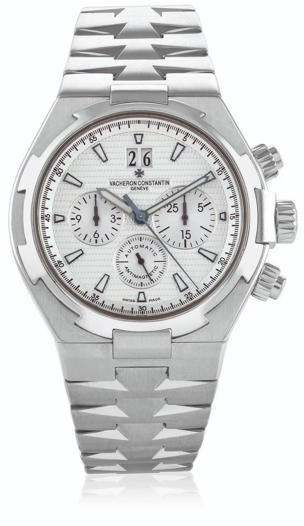 Vacheron Constantin Overseas Chronograph 49150/B01A-9095 42.5mm Stainless steel Silver