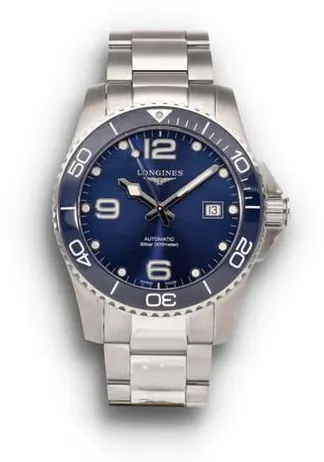 Longines HydroConquest L3.781.4.96.6 41mm Stainless steel Blue