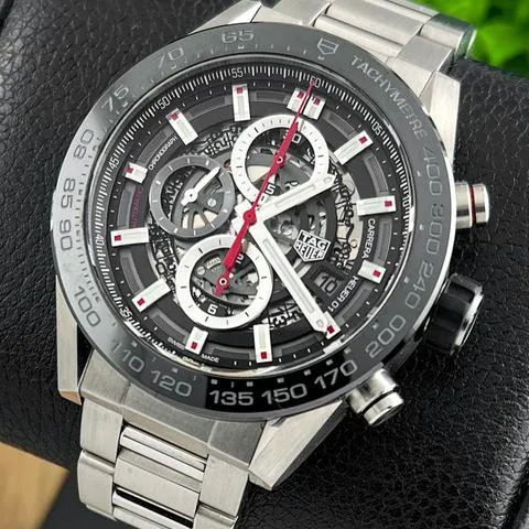 TAG Heuer Carrera CAR2A1W.BA0703 45mm Stainless steel Skeleton