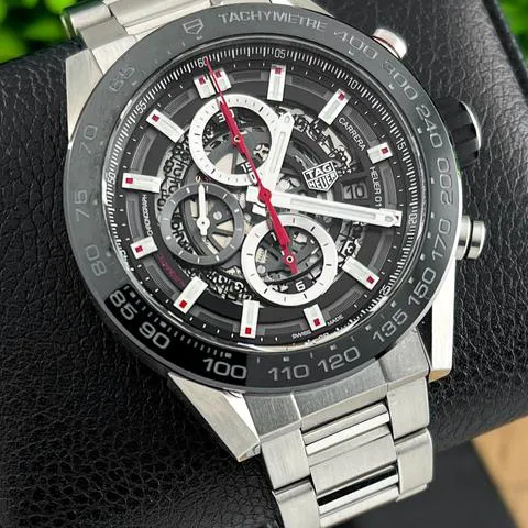 TAG Heuer Carrera CAR2A1W.BA0703 45mm Stainless steel Skeleton 8