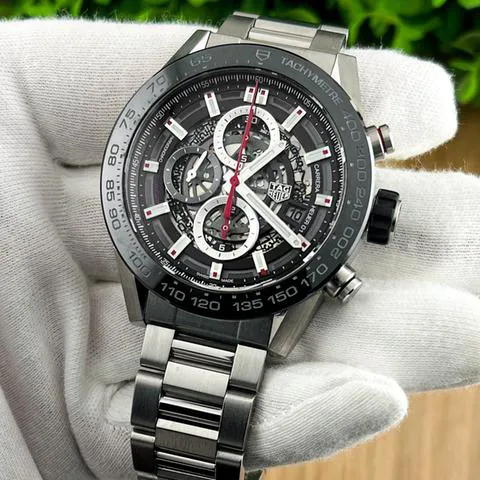 TAG Heuer Carrera CAR2A1W.BA0703 45mm Stainless steel Skeleton 5