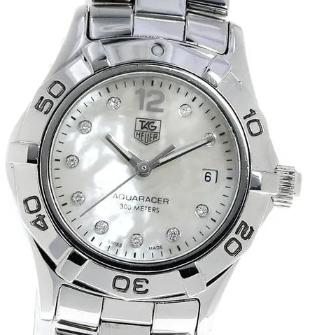 TAG Heuer Aquaracer WAF1415 28mm Stainless steel White