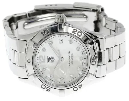 TAG Heuer Aquaracer WAF1415 28mm Stainless steel White 1