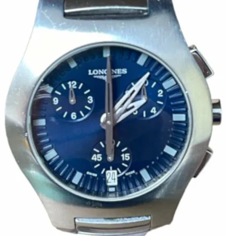 Longines Oposition L3 618 4 38mm Stainless steel Blue
