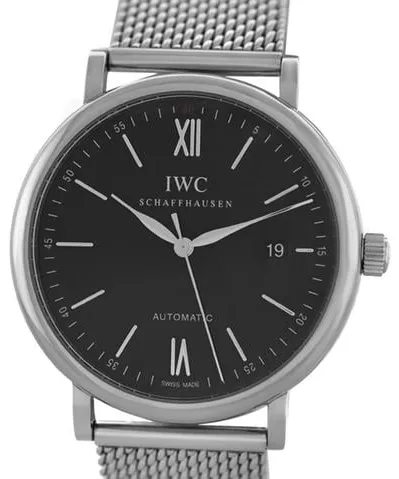 IWC Portofino IW356506 40mm Stainless steel Black