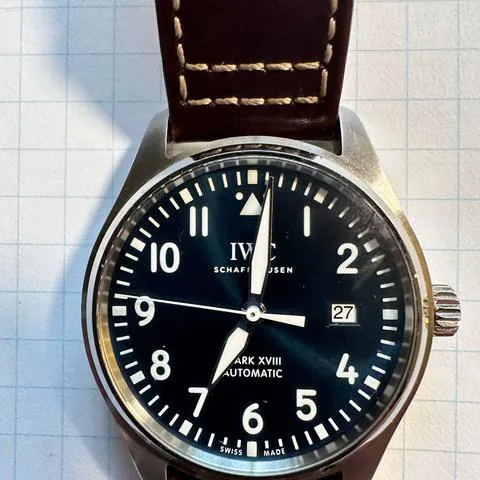 IWC Pilot Mark IW327004 40mm Stainless steel Blue 2
