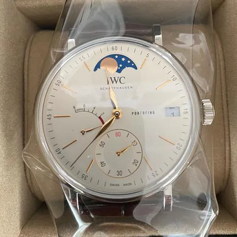 IWC Portofino Hand-Wound IW516401 45mm Stainless steel Silver