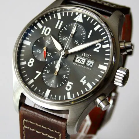 IWC Pilot Spitfire Chronograph IW377719 43mm Stainless steel Gray