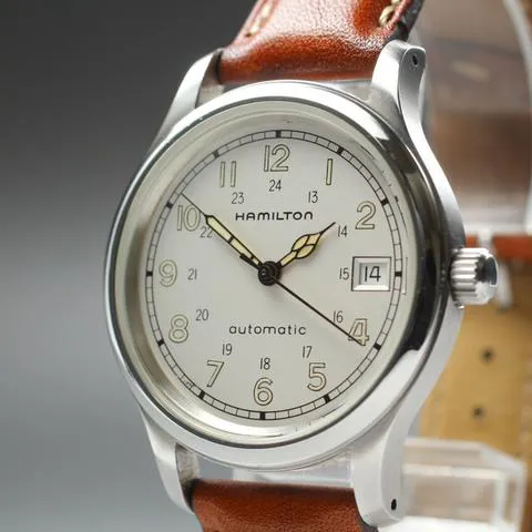 Hamilton Khaki Field 9721B Stainless steel White Japan | Dealer | EveryWatch