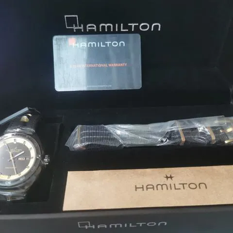 Hamilton Pan Europ H35425730 42mm Stainless steel Black 1