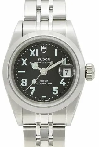 Tudor Prince Date 92400 25mm Stainless steel Black