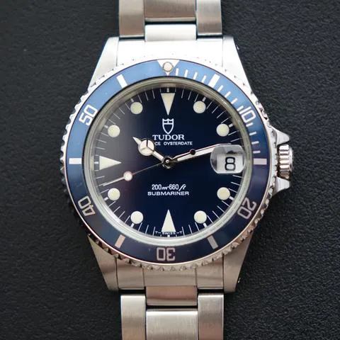 Tudor Submariner 75090 36mm Stainless steel Blue