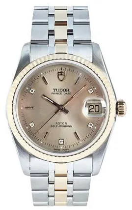 Tudor Prince Date 74033 34mm Yellow gold and Stainless steel Gold