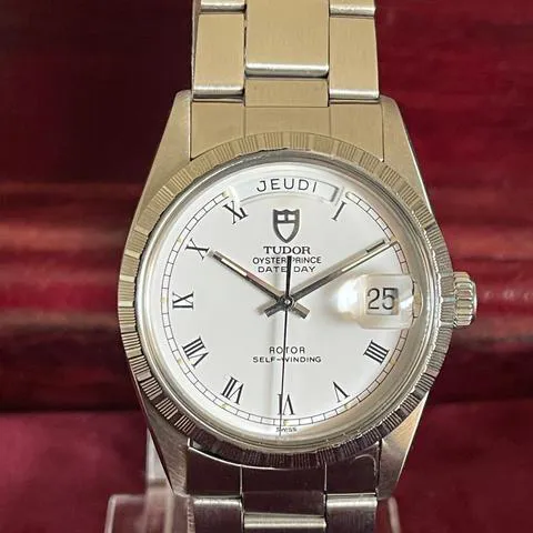 Tudor Prince Date-Day 94510 36mm Stainless steel White