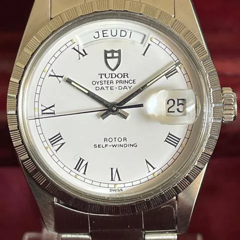 Tudor Prince Date-Day 94510 36mm Stainless steel White 3