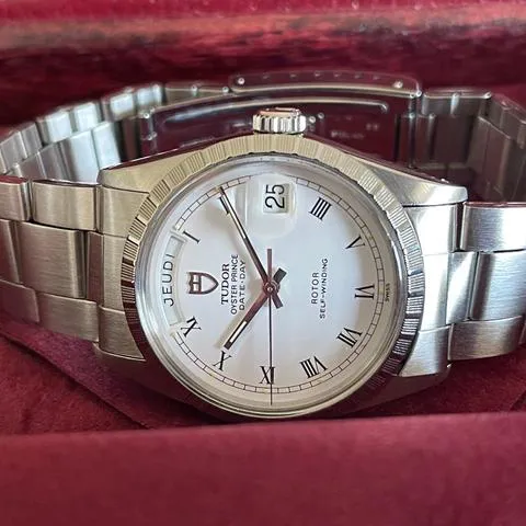 Tudor Prince Date-Day 94510 36mm Stainless steel White 4