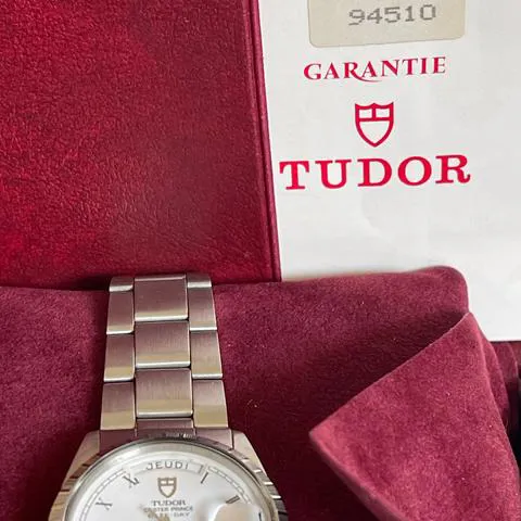 Tudor Prince Date-Day 94510 36mm Stainless steel White 5