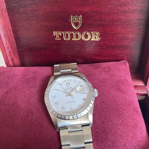 Tudor Prince Date-Day 94510 36mm Stainless steel White 7