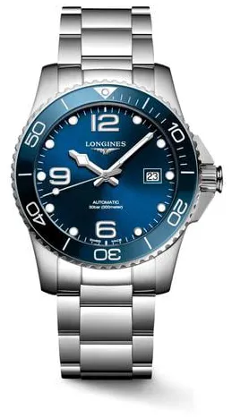 Longines HydroConquest L3.781.4.96.6 41mm Stainless steel Blue