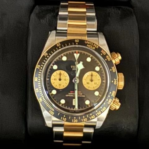 Tudor Black Bay Chrono S&G M79363N-0001 41mm Yellow gold and Stainless steel Black