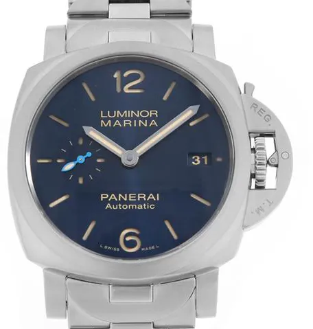 Panerai Luminor 1950 PAM 01028 42mm Stainless steel Blue