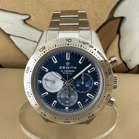 Zenith Chronomaster Sport 03.3114.3600 41mm Stainless steel Blue