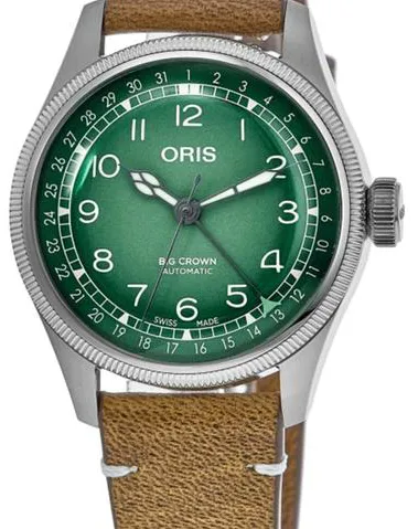 Oris Big Crown 01 754 7779 4067 25.5mm Stainless steel Green