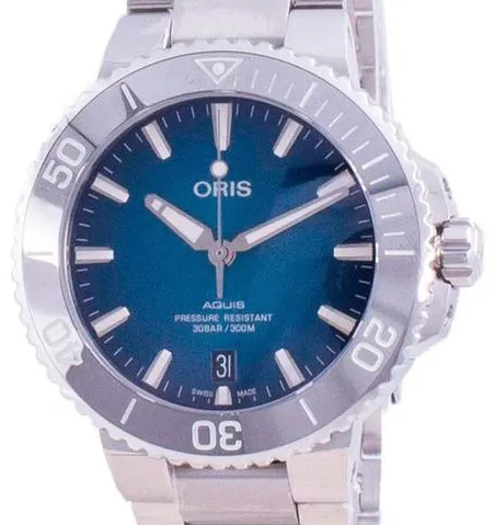 Oris Aquis 01 733 7732 4155-07 8 21 05PEB 40mm Stainless steel Blue