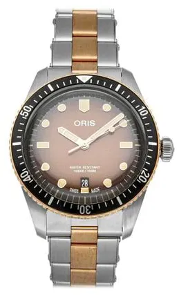 Oris Divers Sixty Five 01 733 7707 4356-07 8 20 17 40mm Stainless steel Brown