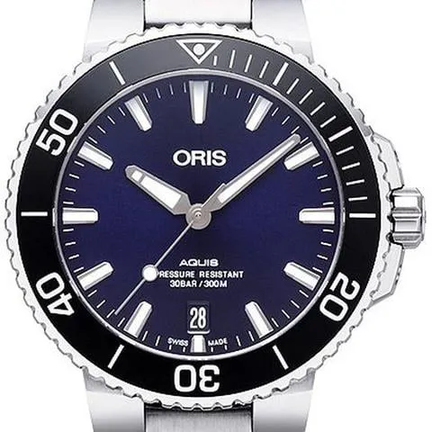 Oris Aquis 01 733 7732 4135-07 8 21 05PEB 39.5mm Stainless steel Blue