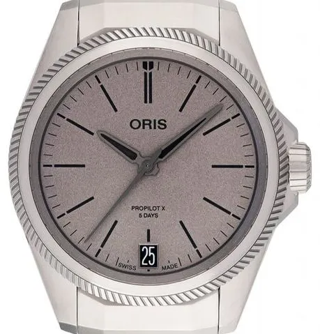 Oris Big Crown ProPilot 01 400 7778 7153-07 7 20 01TLC 39mm Titanium Gray