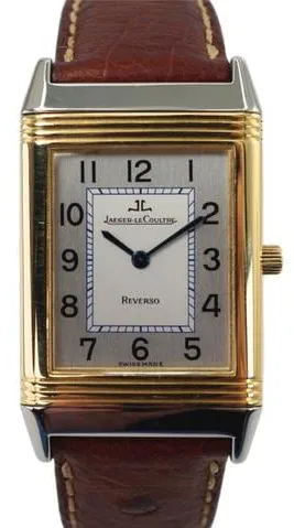 Jaeger-LeCoultre Reverso Classique 250.5.08 23mm Yellow gold and stainless steel Silver