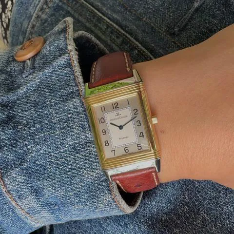 Jaeger-LeCoultre Reverso Classique 250.5.08 23mm Yellow gold and stainless steel Silver 2