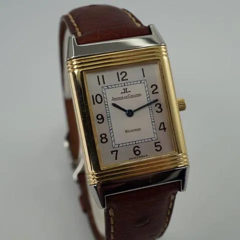 Jaeger-LeCoultre Reverso Classique 250.5.08 23mm Yellow gold and stainless steel Silver 3