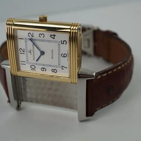Jaeger-LeCoultre Reverso Classique 250.5.08 23mm Yellow gold and stainless steel Silver 5