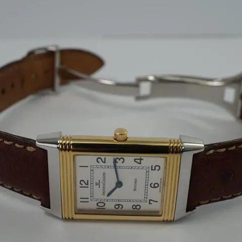 Jaeger-LeCoultre Reverso Classique 250.5.08 23mm Yellow gold and stainless steel Silver 9